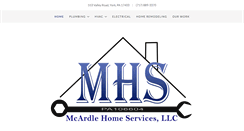 Desktop Screenshot of mcardlehomeservices.com