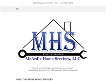 Tablet Screenshot of mcardlehomeservices.com